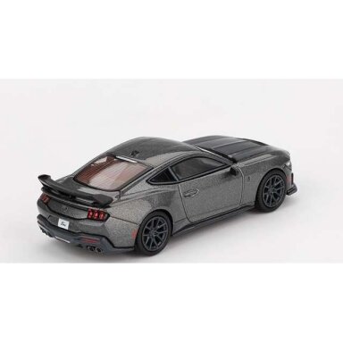 PRE-ORD3R Mini GT 1/64 2024 Ford Mustang Dark Horse, carbonized gray