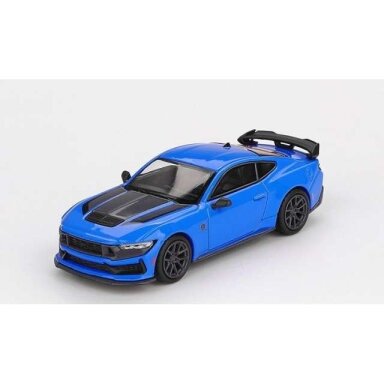 PRE-ORD3R Mini GT 1/64 2024 Ford Mustang Dark Horse, grabber blue