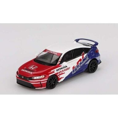 PRE-ORD3R Mini GT 1/64 2024 Honda Civic Type R Pace Car HRC, red/white/blue