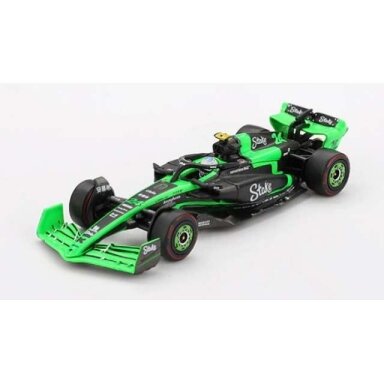 PRE-ORD3R Mini GT 1/64 2024 Kick Sauber C44 #24 Guanyu Zhou F1 Chinese GP, green/black