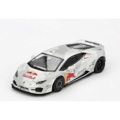 Mini GT 1/64 2024 Lamborghini Huracan LB-Works Ver.2 Mad Mike Nimbul, silver