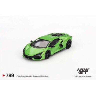 Mini GT 1/64 2024 Lamborghini Revuelto, verde selvans