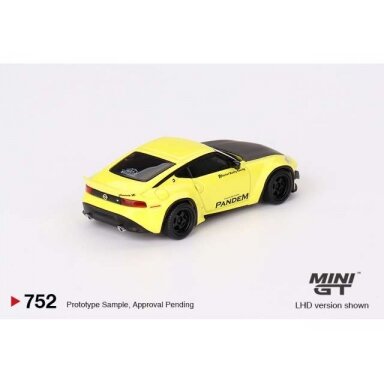 PRE-ORD3R Mini GT 1/64 2024 Nissan Z 400 *Pandem*, yellow