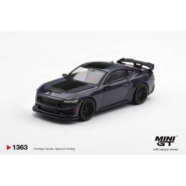 PRE-ORD3R MINI GT Modeliukas 1/64 2025 Ford Mustang Dark Horse, blue ember