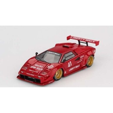 PRE-ORD3R Mini GT 1/64 2025 Lamborghini Countach LB-Works #41, red