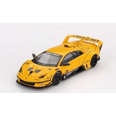 Mini GT 1/64 2025 Lamborghini Murcielago LB-Silhouette Works GT Evo, yellow