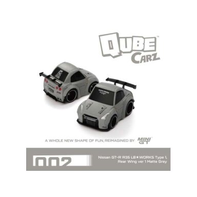PRE-ORD3R MINI GT Modeliukas 1/64 2025 Nissan GTR (R35) LB-Works Type 1, matte grey PRE-ORD3R MINI GT Modeliukas 1/64 2025 Nissan GTR (R35) LB-Works Type 1, matte grey