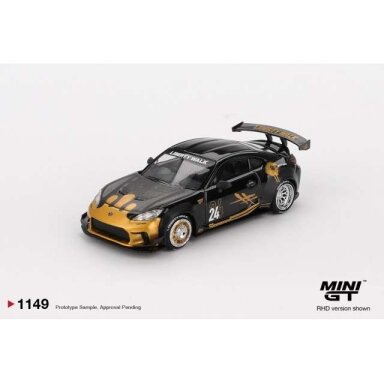 Mini GT 1/64 2025 Toyota GR Supra LB-Nation, black & gold