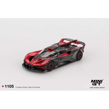 PRE-ORD3R MINI GT Modeliukas 1/64 2026 Bugatti Bolide, red ultimate