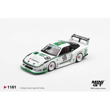 PRE-ORD3R MINI GT Modeliukas 1/64 2026 Nissan 180XS LB-Super Silhouette, white