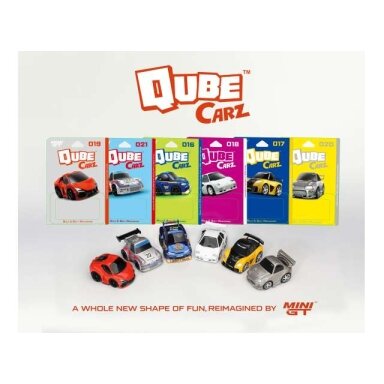 MINI GT Modeliukas 1/64 2026 Qube Carz Version 4 Assortement of 6, various MINI GT Modeliukas 1/64 2026 Qube Carz Version 4 Assortement of 6, various