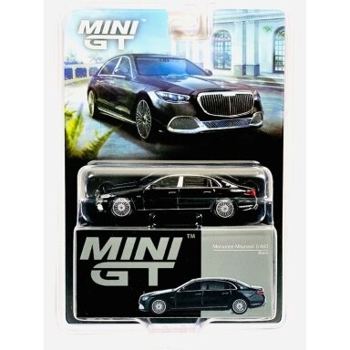 Mini GT Modeliukas 1/64 Mercedes-Benz Maybach S 680, black (yra Sandėlyje)