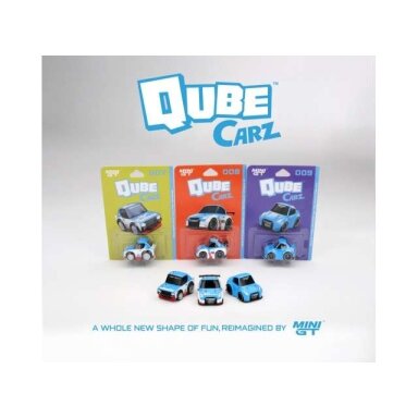 PRE-ORD3R MINI GT Modeliukas 1/64 Nissan Qube Carz set of 3 Ver.2, blue PRE-ORD3R MINI GT Modeliukas 1/64 Nissan Qube Carz set of 3 Ver.2, blue