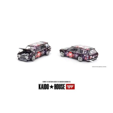 Mini GT Modeliukas 1972 Kaido House Datsun 510 Wagon V3, black Mini GT Modeliukas 1972 Kaido House Datsun 510 Wagon V3, black