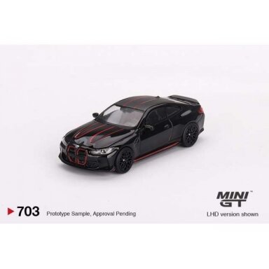 Mini GT Modeliukas 2023 BMW M4 CSL, black Mini GT Modeliukas 2023 BMW M4 CSL, black