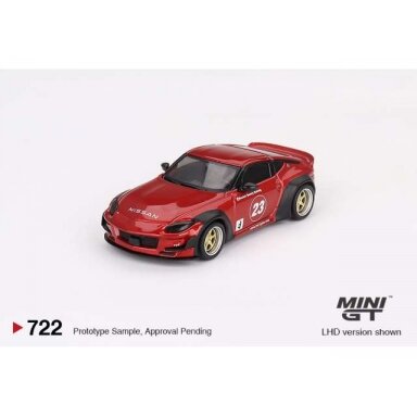 Mini GT Modeliukas Nissan Z Pandem, passion red (yra Sandėlyje) Mini GT Modeliukas Nissan Z Pandem, passion red (yra Sandėlyje)