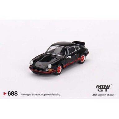 Mini GT Modeliukas Porsche 911 Carrera RS 2.7, black with red Livery (yra Sandėlyje) Mini GT Modeliukas Porsche 911 Carrera RS 2.7, black with red Livery (yra Sandėlyje)