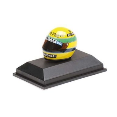 Minichamps Modeliukas 1/10 1986 Helmet Ayrton Senna, yellow/green Minichamps Modeliukas 1/10 1986 Helmet Ayrton Senna, yellow/green