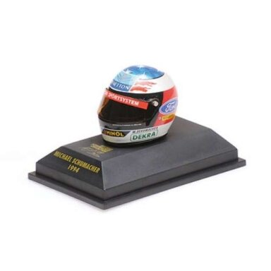 Minichamps Modeliukas 1/10 1993 Helmet Michael Schumacher, white/blue/red/yellow Minichamps Modeliukas 1/10 1993 Helmet Michael Schumacher, white/blue/red/yellow