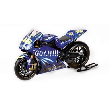 Minichamps Modeliukas 1/12 2004 Yamaha YZR-M1 #46 Valentino Rossi Gauloises Fortuna Yamaha World Champion MotoGP 2004, Dirty Version, blue Minichamps Modeliukas 1/12 2004 Yamaha YZR-M1 #46 Valentino Rossi Gauloises Fortuna Yamaha World Champion MotoGP 2004, Dirty Version, blue