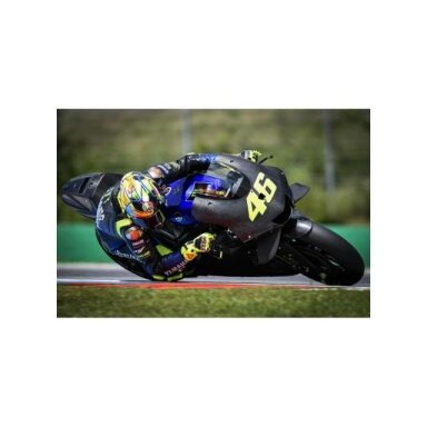Minichamps Modeliukas 1/12 2019 Yamaha YZR-M1 Monster Energy Yamaha #46 Valentino Rossi Test BRNO July MotoGP, black/blue Minichamps Modeliukas 1/12 2019 Yamaha YZR-M1 Monster Energy Yamaha #46 Valentino Rossi Test BRNO July MotoGP, black/blue