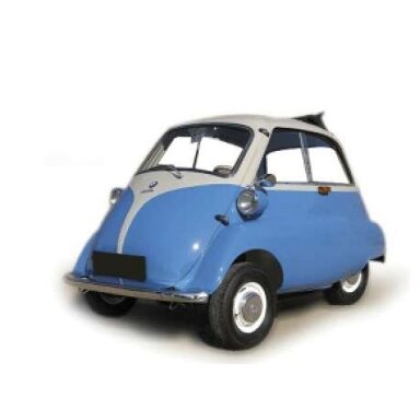 Minichamps Modeliukas 1/18 1955 BMW Isetta, blue/white Minichamps Modeliukas 1/18 1955 BMW Isetta, blue/white