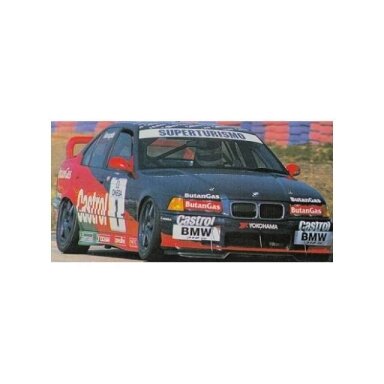 Minichamps Modeliukas 1/18 1994 BMW 318IS ClassII Cibiemme Sport #1 Roberto Ravaglia Cist, black/red Minichamps Modeliukas 1/18 1994 BMW 318IS ClassII Cibiemme Sport #1 Roberto Ravaglia Cist, black/red