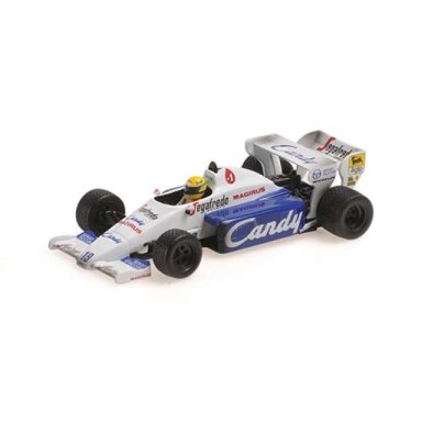 Minichamps Modeliukas 1/43 1984 Toleman Hart TG183B Ayrton Senna 2nd Monaco GP, Dirty Version Minichamps Modeliukas 1/43 1984 Toleman Hart TG183B Ayrton Senna 2nd Monaco GP, Dirty Version
