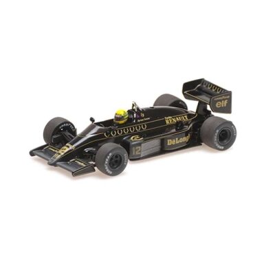 Minichamps Modeliukas 1/43 1986 Lotus Renault 98T Ayron Senna, Dirty Version Minichamps Modeliukas 1/43 1986 Lotus Renault 98T Ayron Senna, Dirty Version