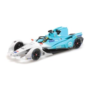 Minichamps Modeliukas 1/43 2018 Nio T. Dillmann Formula E Season 5, white/blue Minichamps Modeliukas 1/43 2018 Nio T. Dillmann Formula E Season 5, white/blue