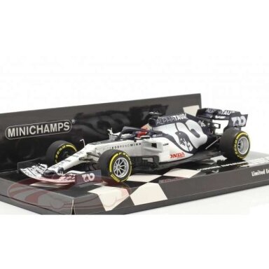 Minichamps Modeliukas 1/43 2020 Scuderia Alpha Tauri Racing Honda AT1 #26 Daniil Kvyat Italian GP, silver/black Minichamps Modeliukas 1/43 2020 Scuderia Alpha Tauri Racing Honda AT1 #26 Daniil Kvyat Italian GP, silver/black