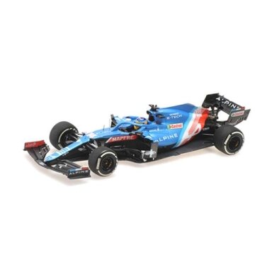 Minichamps Modeliukas 1/43 2021 Alpine A521 Alonso Qatar GP 2021, blue/red/white Minichamps Modeliukas 1/43 2021 Alpine A521 Alonso Qatar GP 2021, blue/red/white