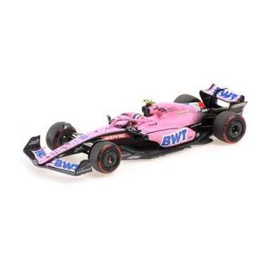 Minichamps Modeliukas 1/43 2022 BWT Alpine F1 Team A522 Bahrain GP Esteban Ocon, pink/blue Minichamps Modeliukas 1/43 2022 BWT Alpine F1 Team A522 Bahrain GP Esteban Ocon, pink/blue