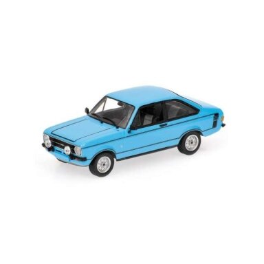 PRE-ORD3R Minichamps 1/87 1975 Ford Escort 1600 Sport, light blue