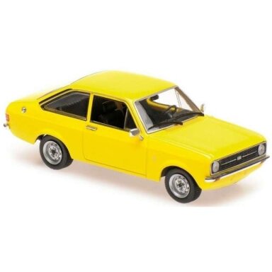 PRE-ORD3R Minichamps 1/87 1975 Ford Escort 1600 Sport, yellow