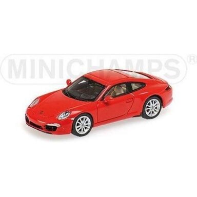 PRE-ORD3R Minichamps 1/87 2011 Porsche 911, red
