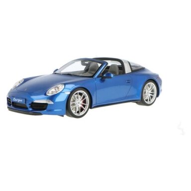 PRE-ORD3R Minichamps 1/87 2014 Porsche 911 Targa, blue