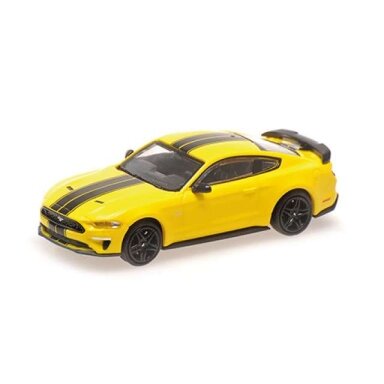 PRE-ORD3R Minichamps 1/87 2018 Ford Mustang, silver