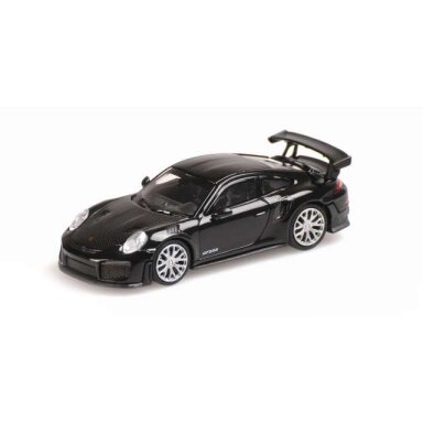PRE-ORD3R Minichamps 1/87 2018 Porsche 911 GT2 RS, black/carbon bonnet