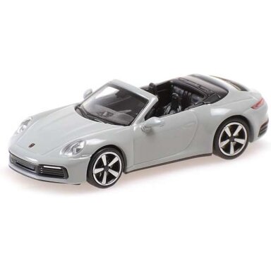 PRE-ORD3R Minichamps 1/87 2019 Porsche 911 (992) Carrera 4S Cabriolet, white