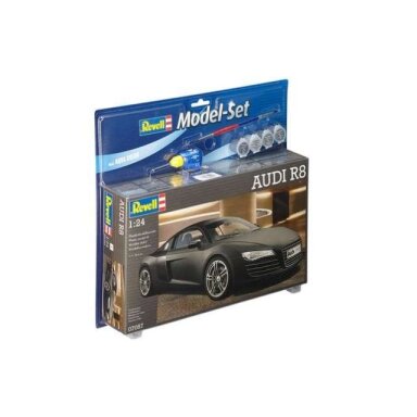 PRE-ORD3R Revell - Germany Model set Audi R8 , plastic modelkit with glue, paint and pencil