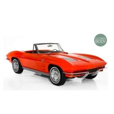 PRE-ORD3R NOREV 1/18 1963 Chevrolet Corvette Sting Ray Cabriolet, riverside red