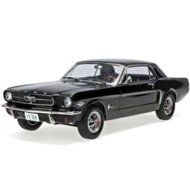 PRE-ORD3R NOREV 1/18 1965 Ford Mustang Hardtop Coupe, black
