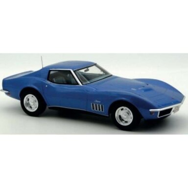 PRE-ORD3R NOREV 1/18 1969 Chevrolet Corvette Coupe, Le Mans Blue