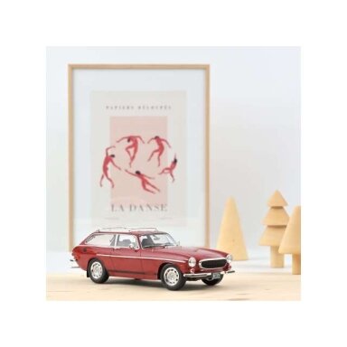 PRE-ORD3R NOREV 1/18 1972 Volvo 1800 ES (US version), red with lower side stripes