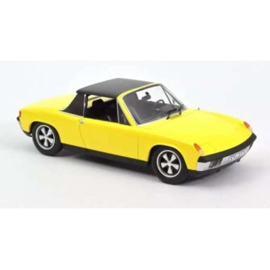 PRE-ORD3R NOREV 1/18 1973 Volkswagen-Porsche 914-6, yellow
