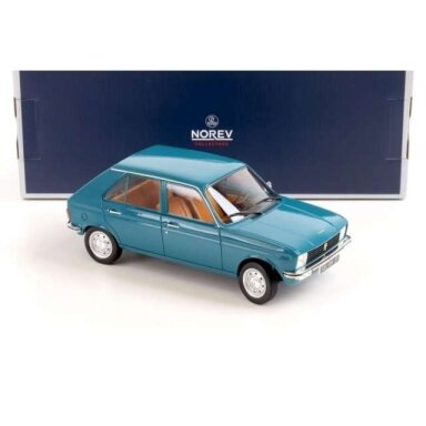 PRE-ORD3R NOREV 1/18 1977 Peugeot 104 GL, regence blue