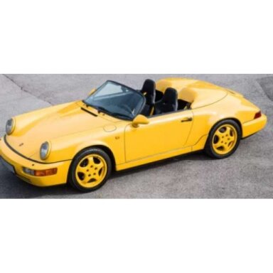 PRE-ORD3R NOREV 1/18 1993 Porsche 911 Speedster, Speed Yellow