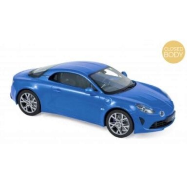 PRE-ORD3R NOREV 1/18 2018 Alpine A110 Pure, blue