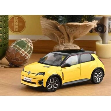 PRE-ORD3R NOREV 1/18 2024 Renault 5 E-Tech 100% Electric, pop yellow/black